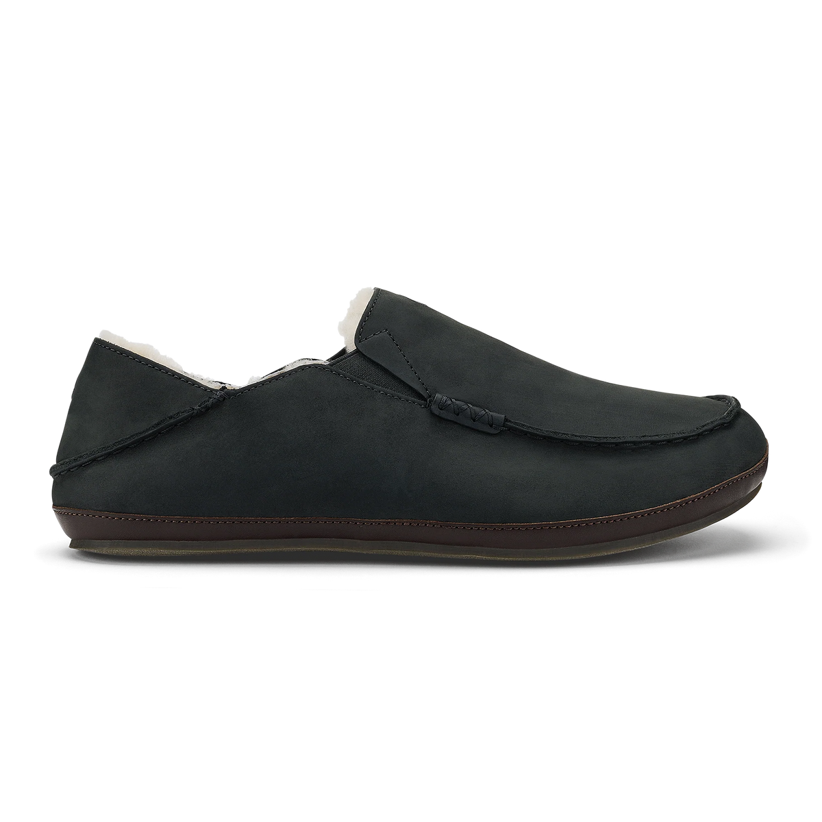 Moloā Slipper  -  Black / Dk Java