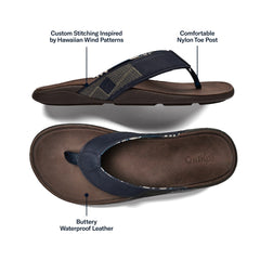 Tuahine - Trench Blue / Dark Wood